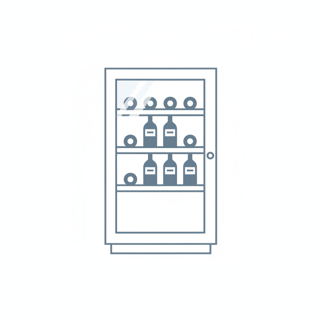 Wine cooler icon